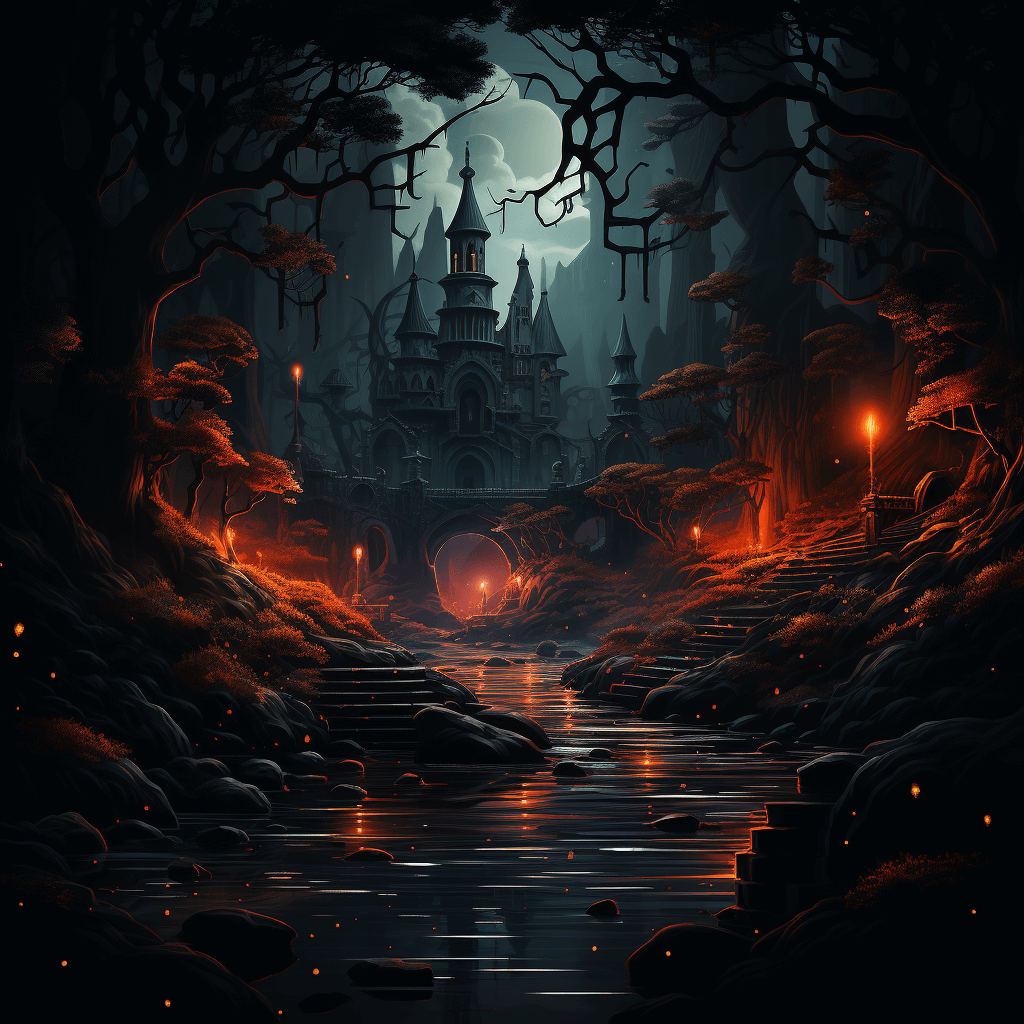 a-dark-castle-night-view